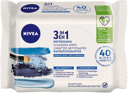 Eco-Friendly 3-in-1 Cleansing Wipes™